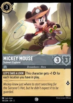 Mickey Mouse - Stalwart Explorer⁣ - Into the Inklands⁣ (Common)⁣ [181]