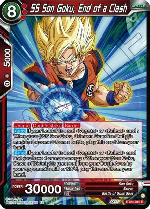 SS Son Goku, End of a Clash (V.1 - Rare)⁣ - Beyond Generations⁣ (Rare)⁣ [010]