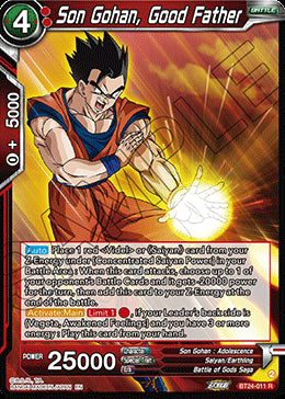 Son Gohan, Good Father (V.1 - Rare)⁣ - Beyond Generations⁣ (Rare)⁣ [011]