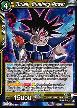 Turles, Crushing Power⁣ - Beyond Generations⁣ (Common)⁣ [098]