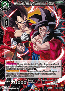 SS4 Son Goku & SS4 Vegeta, Combination of Techniques (V.1 - Common)⁣ - Beyond Generations⁣ (Common)⁣ [114]