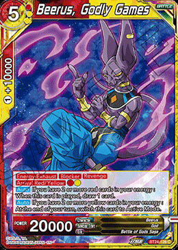 Beerus, Godly Games⁣ - Beyond Generations⁣ (Common)⁣ [126]