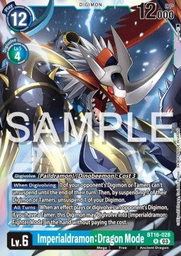 Imperialdramon: Dragon Mode (BT16-028) (V.1)⁣ - Beginning Observer⁣ (Rare)⁣ [028]