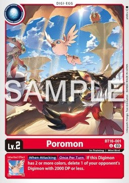 Poromon (BT16-001)⁣ - Beginning Observer⁣ (Uncommon)⁣ [001]