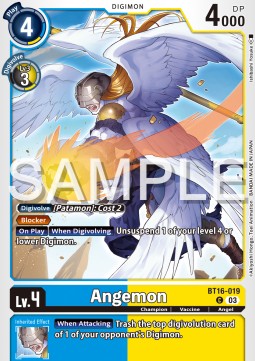 Angemon (BT16-019)⁣ - Beginning Observer⁣ (Common)⁣ [019]