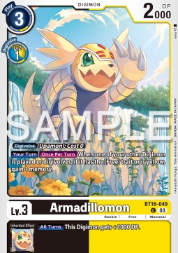 Armadillomon (BT16-049)⁣ - Beginning Observer⁣ (Common)⁣ [049]