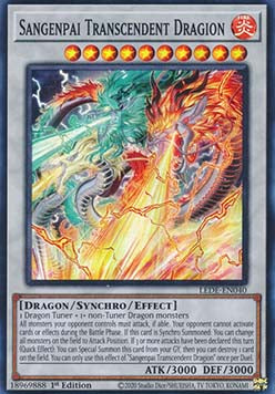 Sangenpai Transcendent Dragion⁣ - Legacy of Destruction⁣ (Super Rare)⁣ [040]