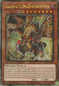 Gandora-G the Dragon of Destruction (V.2 - Quarter Century Secret Rare)⁣ - Legacy of Destruction⁣ (Quarter Century Secret Rare)⁣ [001]