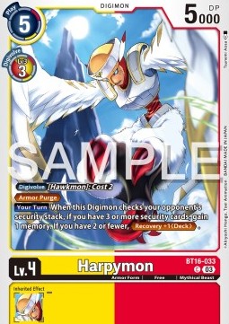 Harpymon (BT16-033)⁣ - Beginning Observer⁣ (Common)⁣ [033]