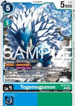 Togemogumon (BT16-021)⁣ - Beginning Observer⁣ (Common)⁣ [021]