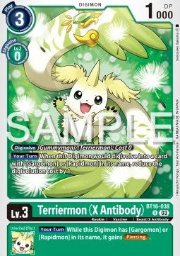 Terriermon (X Antibody) (BT16-038)⁣ - Beginning Observer⁣ (Uncommon)⁣ [038]