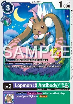 Lopmon (X Antibody) (BT16-067)⁣ - Beginning Observer⁣ (Common)⁣ [067]