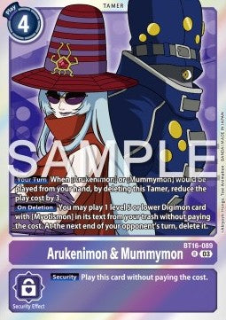 Arukenimon & Mummymon (BT16-089)⁣ - Beginning Observer⁣ (Rare)⁣ [089]