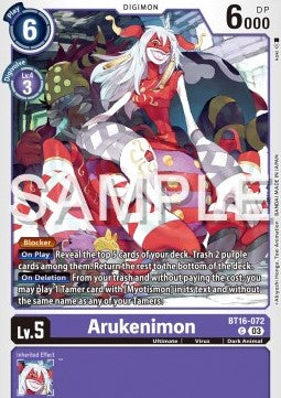 Arukenimon (BT16-072)⁣ - Beginning Observer⁣ (Common)⁣ [072]