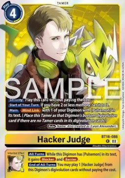 Hacker Judge (BT16-086)⁣ - Beginning Observer⁣ (Rare)⁣ [086]