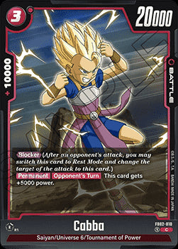 Cabba (FB02-010) [Fusion World]⁣ - Blazing Aura [Fusion World]⁣ (Common)⁣ [010]