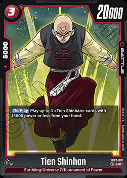 Tien Shinhan (FB02-019) [Fusion World]⁣ - Blazing Aura [Fusion World]⁣ (Uncommon)⁣ [019]