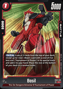 Basil (FB02-020) [Fusion World]⁣ - Blazing Aura [Fusion World]⁣ (Common)⁣ [020]