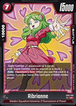 Ribrianne (FB02-030) [Fusion World]⁣ - Blazing Aura [Fusion World]⁣ (Uncommon)⁣ [030]