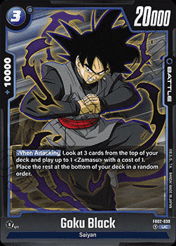 Goku Black (FB02-039) [Fusion World]⁣ - Blazing Aura [Fusion World]⁣ (Uncommon)⁣ [039]