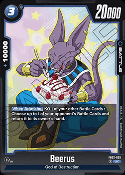 Beerus (FB02-055) [Fusion World]⁣ - Blazing Aura [Fusion World]⁣ (Uncommon)⁣ [055]