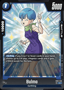 Bulma (FB02-056) [Fusion World]⁣ - Blazing Aura [Fusion World]⁣ (Common)⁣ [056]