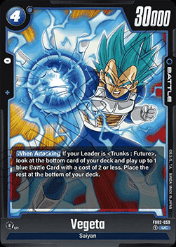 Vegeta (FB02-059) [Fusion World]⁣ - Blazing Aura [Fusion World]⁣ (Uncommon)⁣ [059]