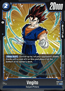 Vegito (FB02-060) [Fusion World]⁣ - Blazing Aura [Fusion World]⁣ (Uncommon)⁣ [060]