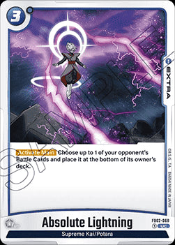 Absolute Lightning (FB02-068) [Fusion World]⁣ - Blazing Aura [Fusion World]⁣ (Uncommon)⁣ [068]