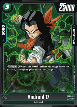 Android 17 (FB02-076) [Fusion World]⁣ - Blazing Aura [Fusion World]⁣ (Uncommon)⁣ [076]