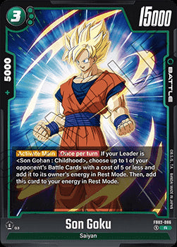 Son Goku (FB02-086) [Fusion World]⁣ - Blazing Aura [Fusion World]⁣ (Rare)⁣ [086]