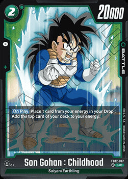 Son Gohan : Childhood (FB02-087) [Fusion World]⁣ - Blazing Aura [Fusion World]⁣ (Uncommon)⁣ [087]