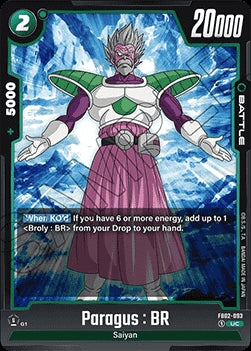 Paragus : BR (FB02-093) [Fusion World]⁣ - Blazing Aura [Fusion World]⁣ (Uncommon)⁣ [093]