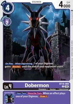 Dobermon (BT16-068)⁣ - Beginning Observer⁣ (Common)⁣ [068]