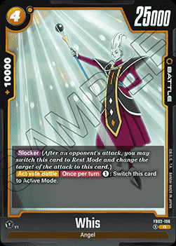 Whis (FB02-106) [Fusion World]⁣ - Blazing Aura [Fusion World]⁣ (Rare)⁣ [106]