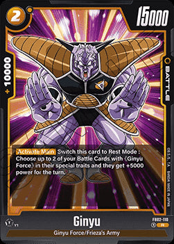 Ginyu (FB02-110) [Fusion World]⁣ - Blazing Aura [Fusion World]⁣ (Rare)⁣ [110]