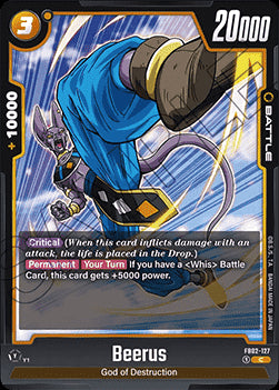 Beerus (FB02-127) [Fusion World]⁣ - Blazing Aura [Fusion World]⁣ (Common)⁣ [127]