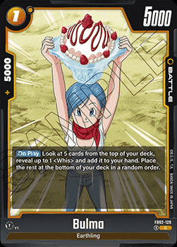 Bulma (FB02-129) [Fusion World]⁣ - Blazing Aura [Fusion World]⁣ (Common)⁣ [129]