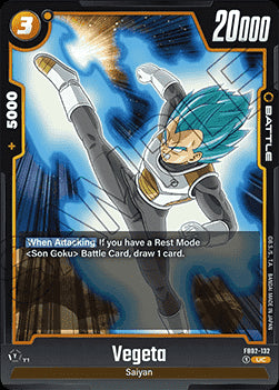 Vegeta (FB02-132) [Fusion World]⁣ - Blazing Aura [Fusion World]⁣ (Uncommon)⁣ [132]