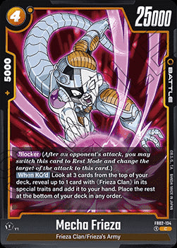 Mecha Frieza (FB02-134) [Fusion World]⁣ - Blazing Aura [Fusion World]⁣ (Common)⁣ [134]