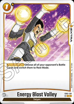 Energy Blast Volley (FB02-138) [Fusion World]⁣ - Blazing Aura [Fusion World]⁣ (Common)⁣ [138]