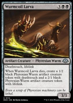 Wurmcoil Larva⁣ - Modern Horizons 3⁣ (Uncommon)⁣ [112]