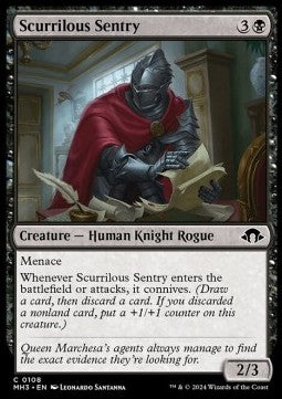 Scurrilous Sentry⁣ - Modern Horizons 3⁣ (Common)⁣ [108]