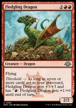 Fledgling Dragon⁣ - Modern Horizons 3⁣ (Uncommon)⁣ [280]