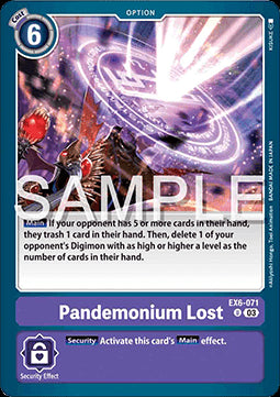 Pandemonium Lost (EX6-071)⁣ - Infernal Ascension⁣ (Uncommon)⁣ [071]