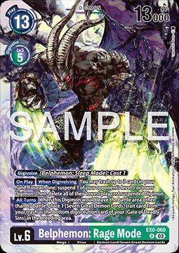 Belphemon: Rage Mode (EX6-060) (V.1)⁣ - Infernal Ascension⁣ (Rare)⁣ [060]