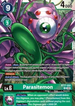 Parasitemon (BT17-050)⁣ - Secret Crisis⁣ (Rare)⁣ [050]