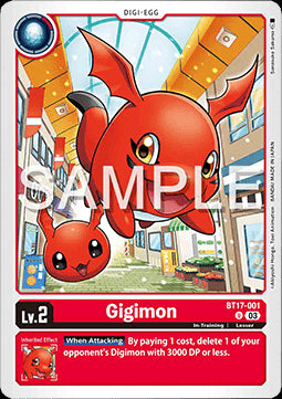 Gigimon (BT17-001)⁣ - Secret Crisis⁣ (Uncommon)⁣ [001]