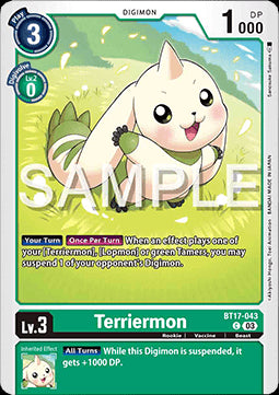 Terriermon (BT17-043)⁣ - Secret Crisis⁣ (Common)⁣ [043]