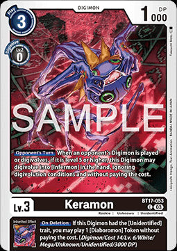 Keramon (BT17-053)⁣ - Secret Crisis⁣ (Common)⁣ [053]